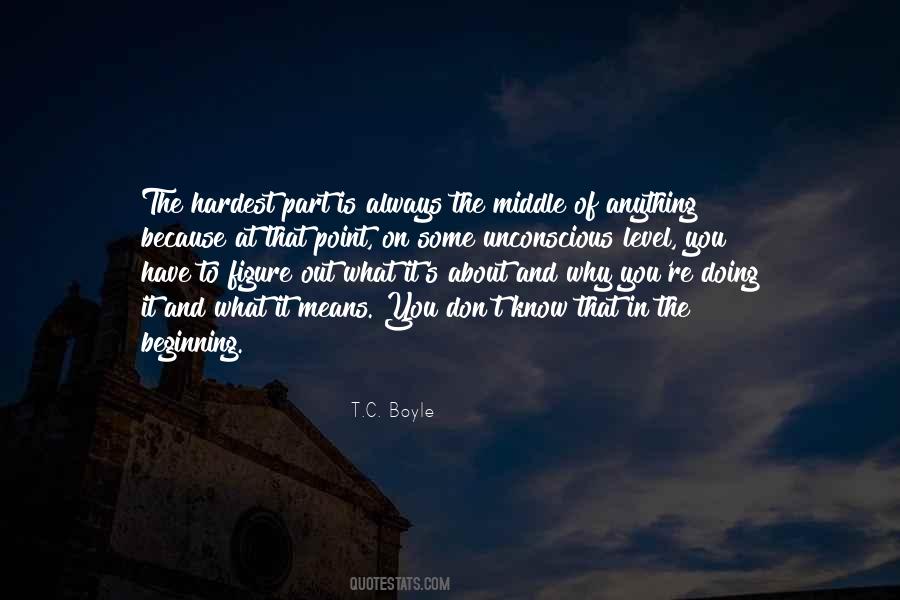 Always In The Middle Quotes #372409