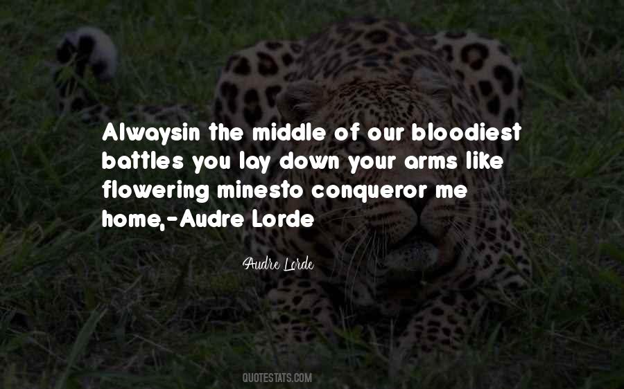 Always In The Middle Quotes #861747