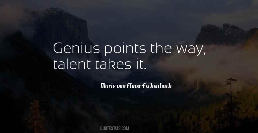 Quotes About Genius Talent #105876