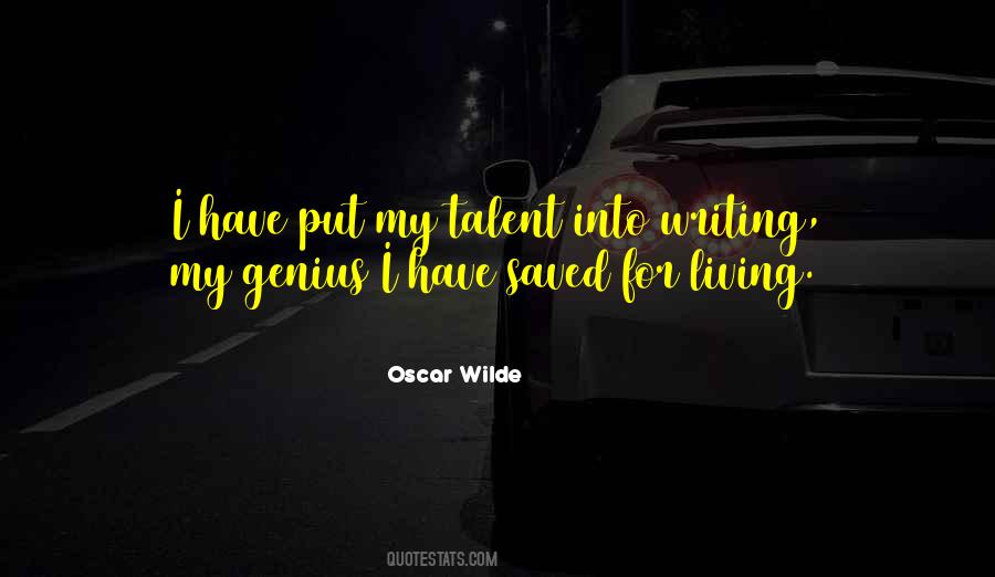 Quotes About Genius Talent #110629