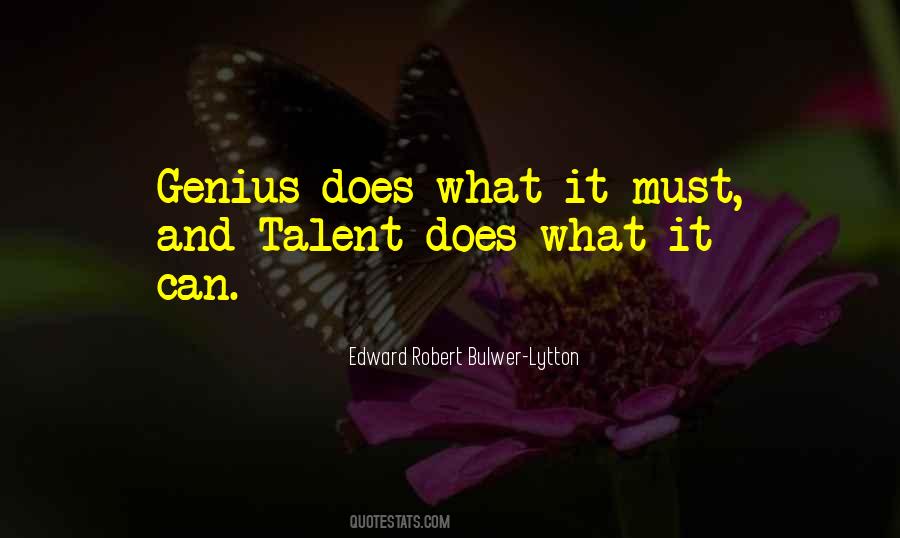 Quotes About Genius Talent #286701