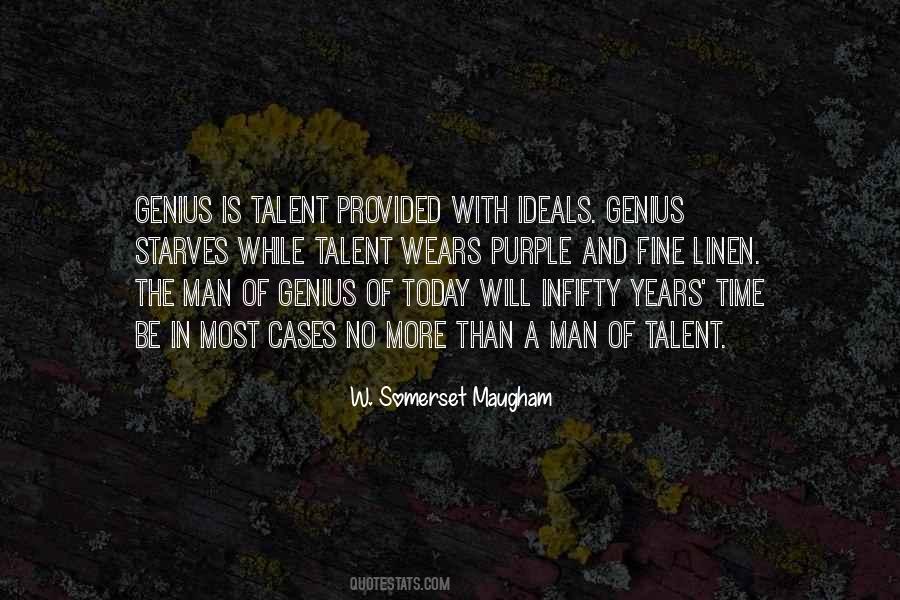 Quotes About Genius Talent #339992