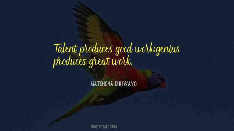 Quotes About Genius Talent #641263