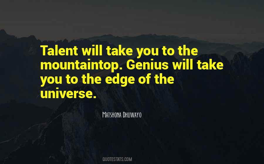 Quotes About Genius Talent #703509