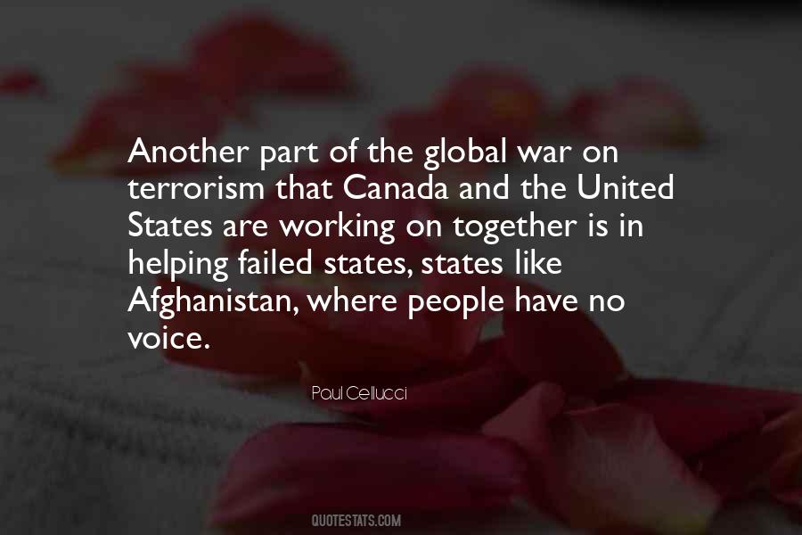Global War On Terrorism Quotes #960458