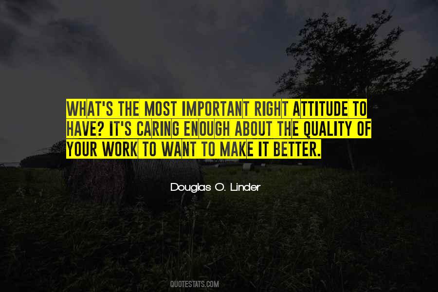 Attitude To Work Quotes #1015973