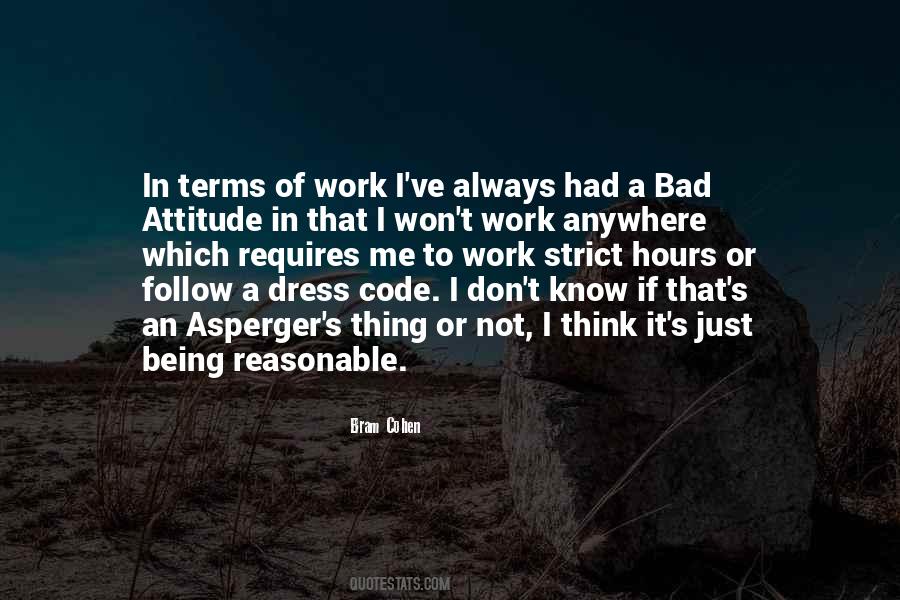 Attitude To Work Quotes #1309438