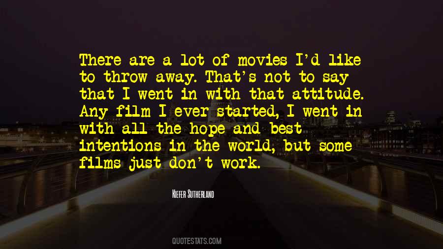 Attitude To Work Quotes #1324775