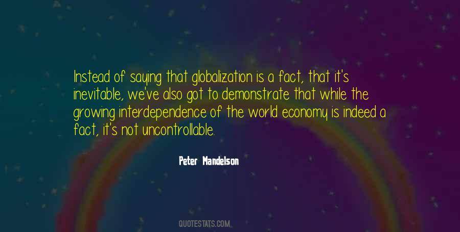 Globalization Economy Quotes #728346