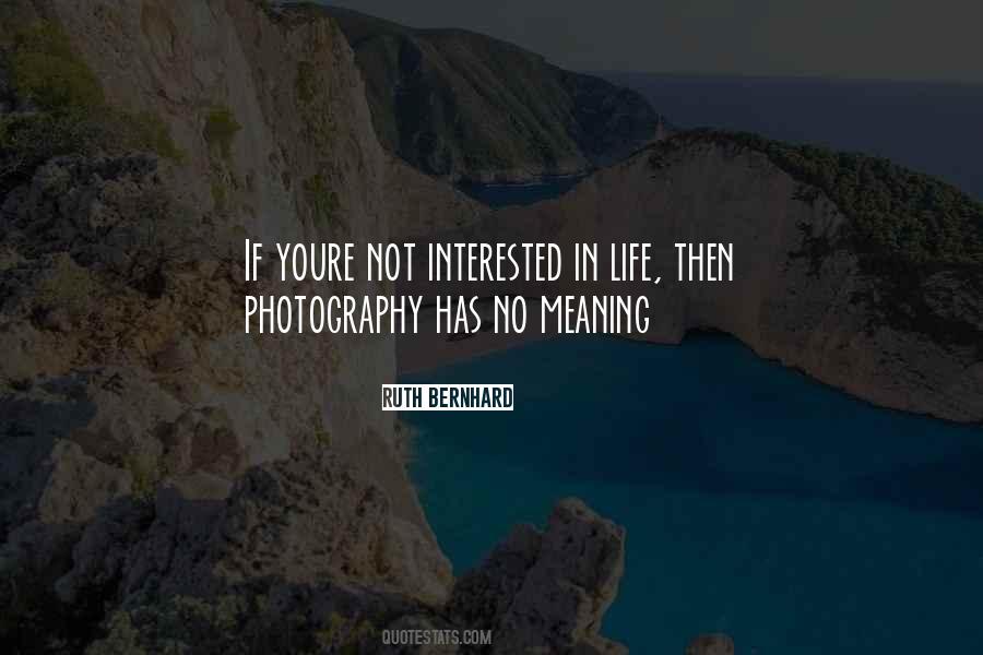 No Meaning In Life Quotes #348429