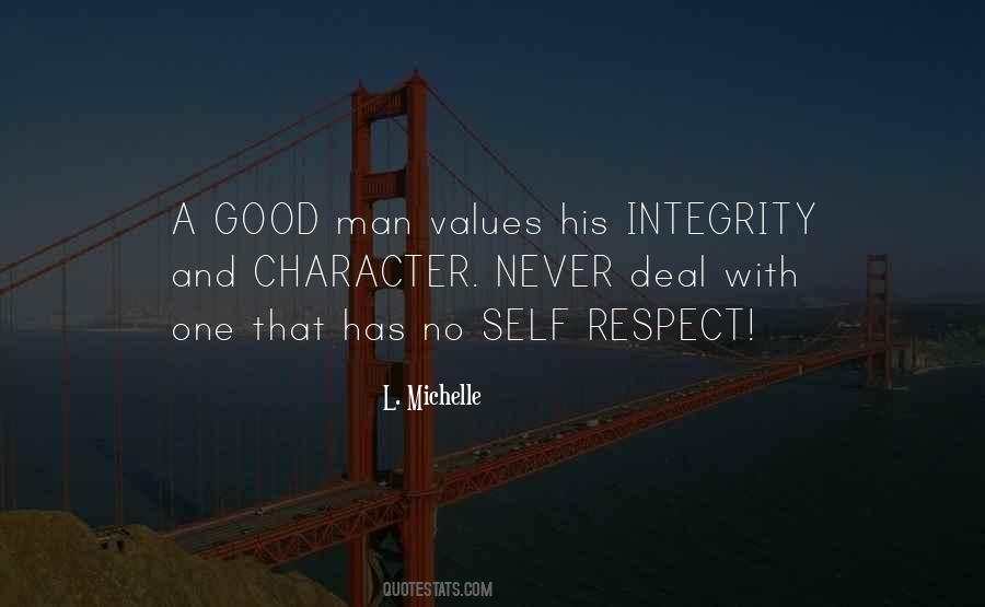 Respect A Good Man Quotes #1008652