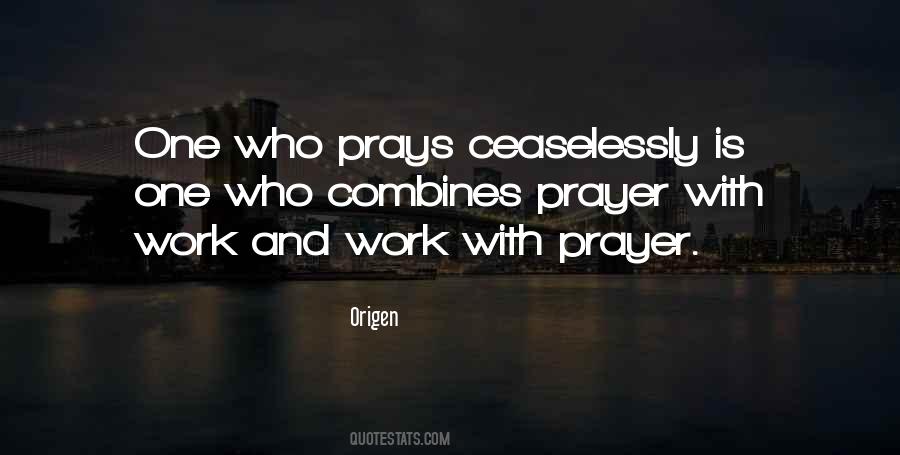 Prayer Work Quotes #175516