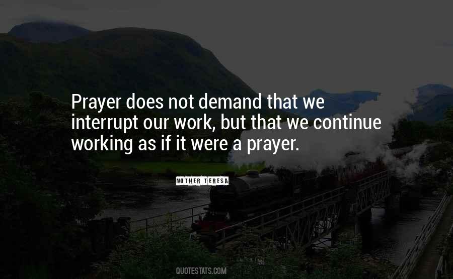 Prayer Work Quotes #229666