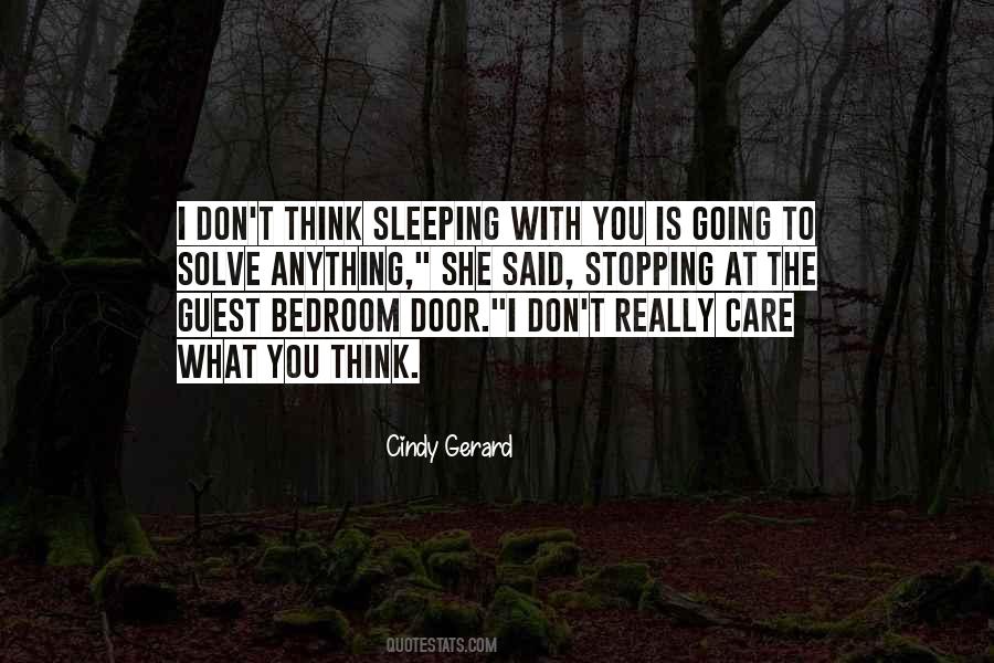 Sleeping With You Quotes #1479984