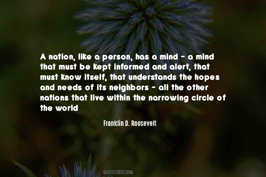 Circle World Quotes #1387215