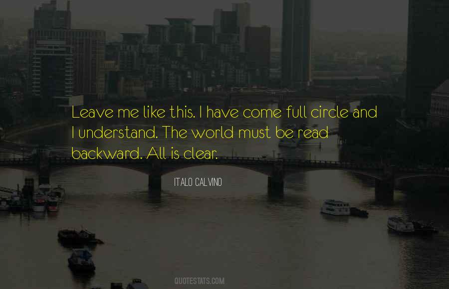 Circle World Quotes #998628