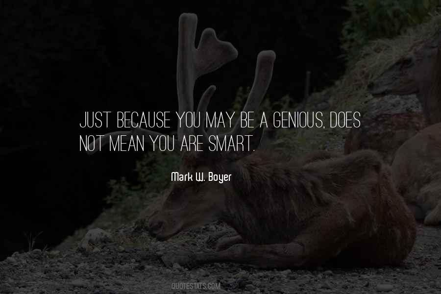 Quotes About Genious #1746156