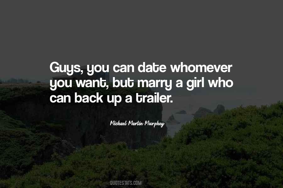 Marry A Girl Who Quotes #911657