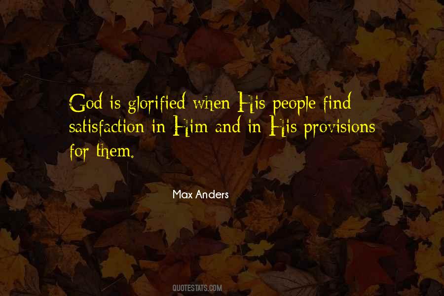 Glorified God Quotes #873534