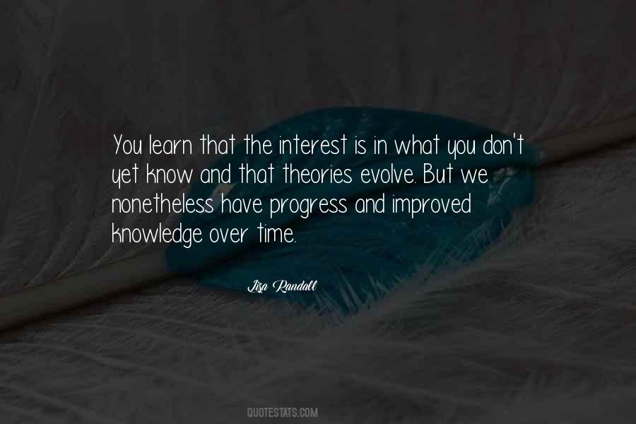 Know All The Theories Quotes #1562726