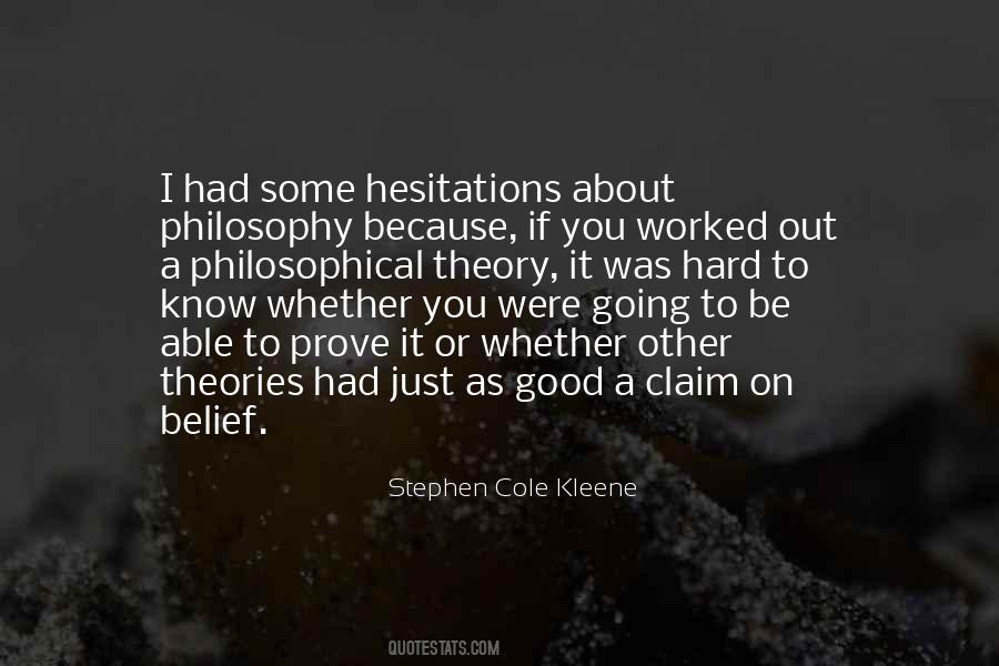 Know All The Theories Quotes #784254