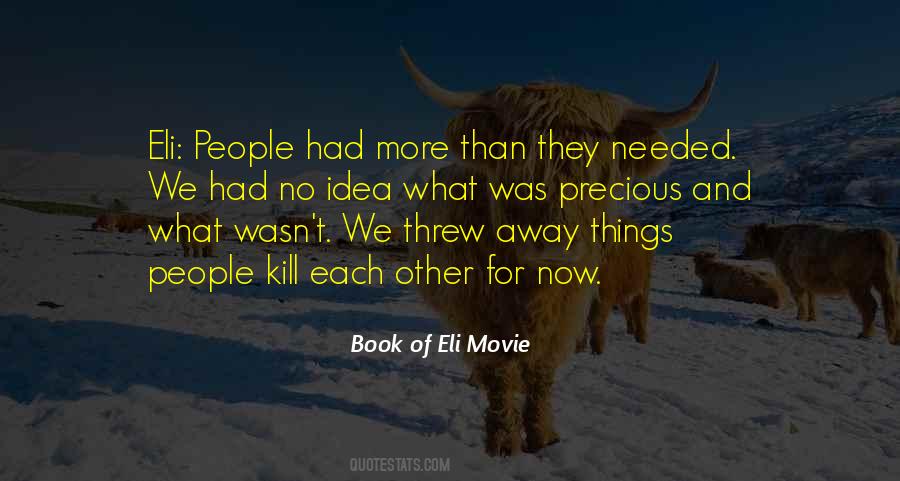 The Book Of Eli Best Quotes #1867467
