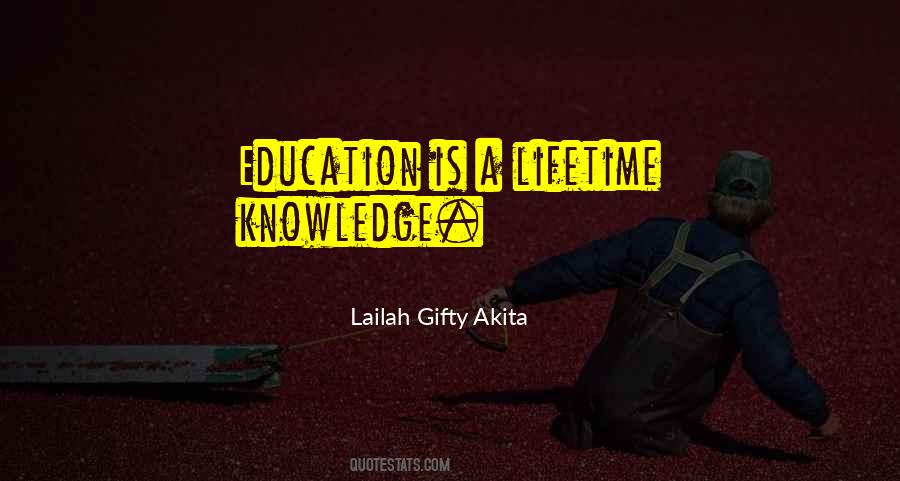 Quotes About A Lifetime Of Learning #1838248