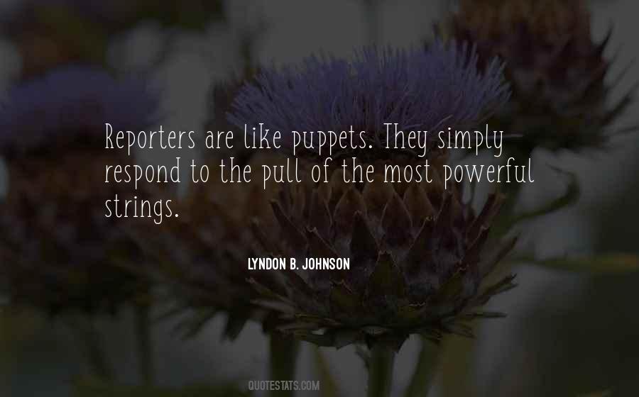 Pull Strings Quotes #1855649