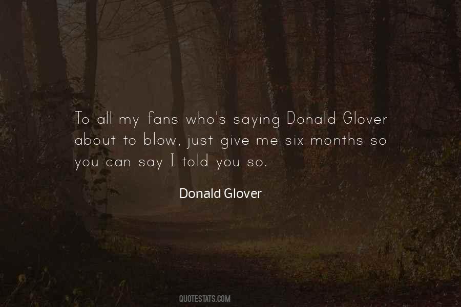 Glover Quotes #516571