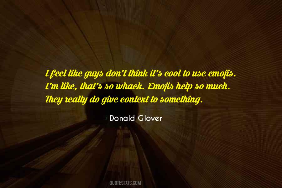 Glover Quotes #545636