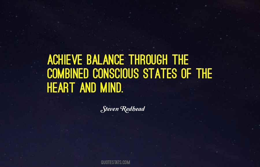 Balance Of Mind Quotes #1045302