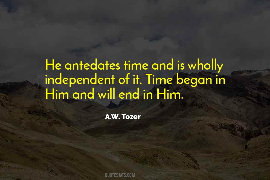 Quotes About Will End #1189600