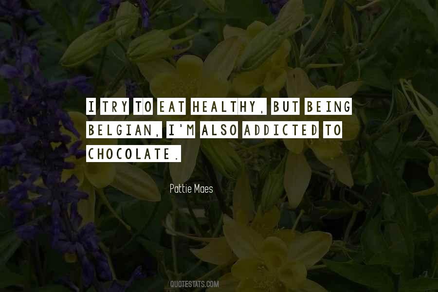 Healthy Chocolate Quotes #223244