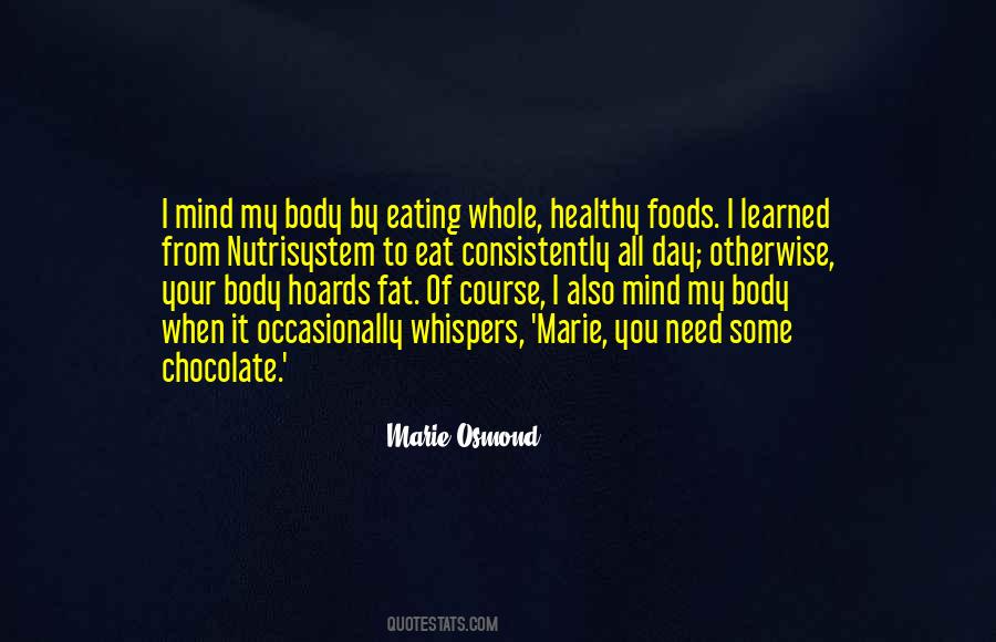 Healthy Chocolate Quotes #357207