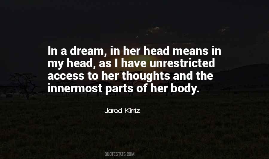 Innermost Thoughts Quotes #1560707