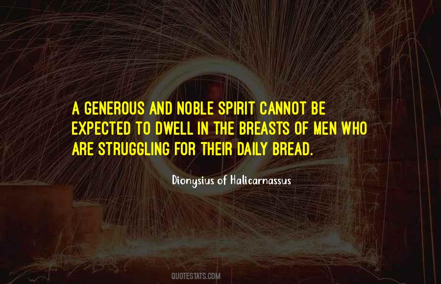 Quotes About Generous Spirit #1266381
