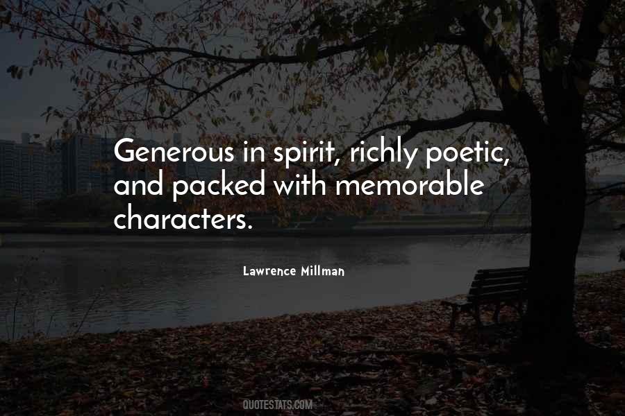 Quotes About Generous Spirit #1293790