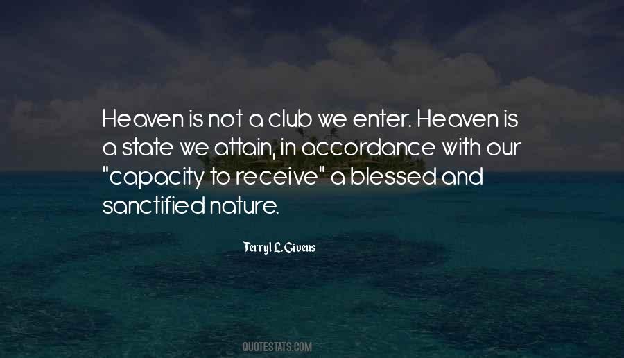 Heaven Nature Quotes #1469384