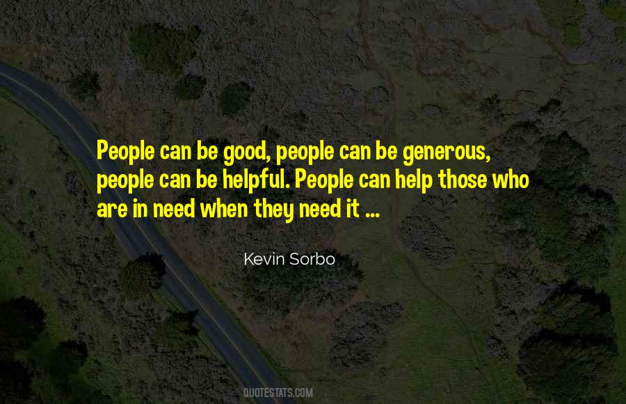 Quotes About Generous People #1526545