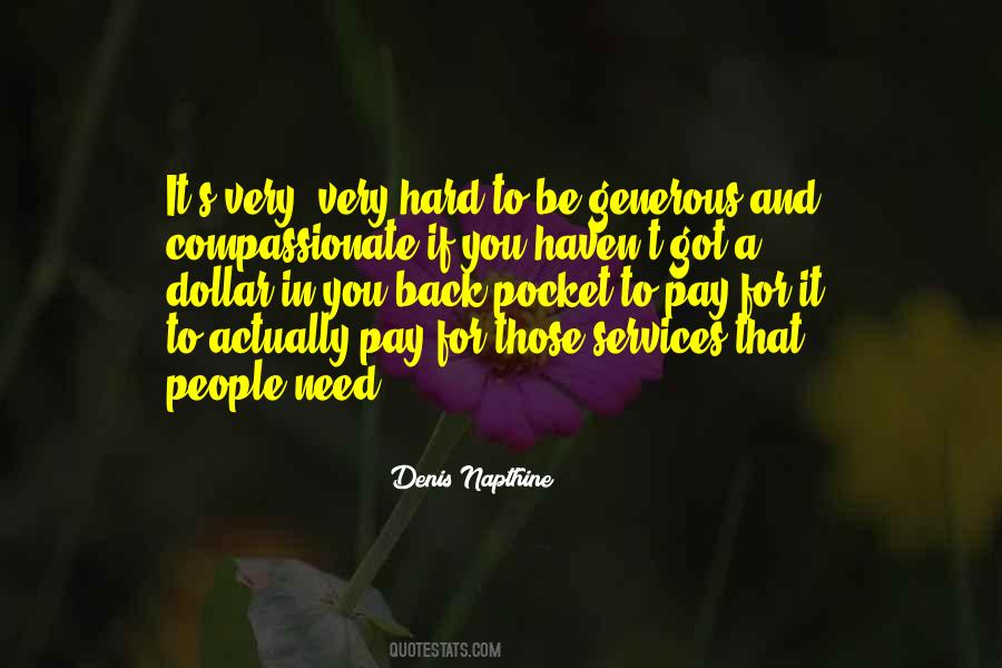 Quotes About Generous People #397231