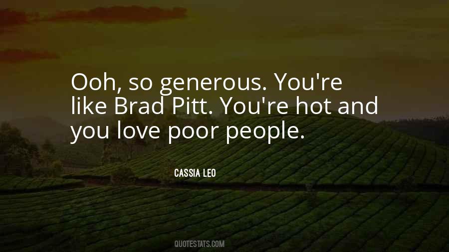 Quotes About Generous People #715528