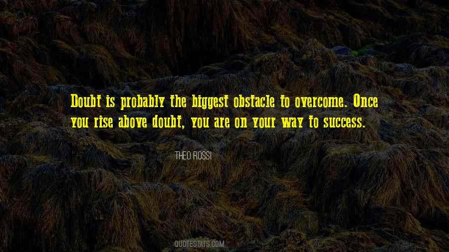 Doubt Success Quotes #1046242