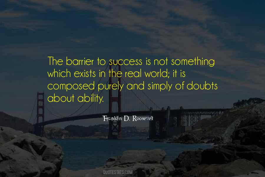 Doubt Success Quotes #554658