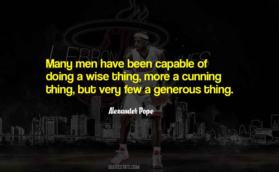 Quotes About Generous Men #1020322