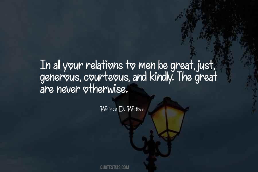 Quotes About Generous Men #141855