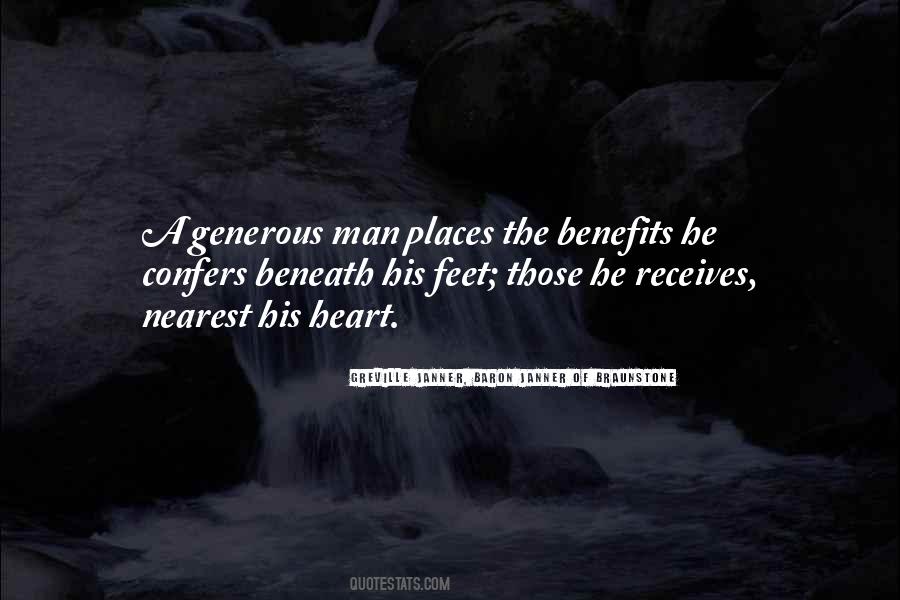 Quotes About Generous Men #175367