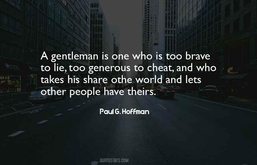 Quotes About Generous Men #262777