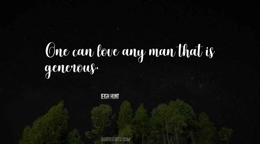 Quotes About Generous Men #736409