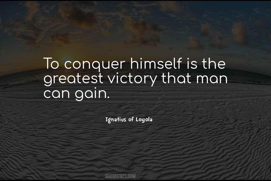 The Greatest Victory Quotes #120541