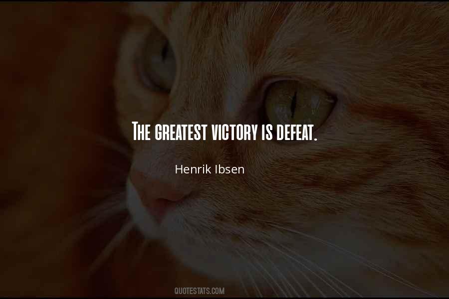 The Greatest Victory Quotes #1874817